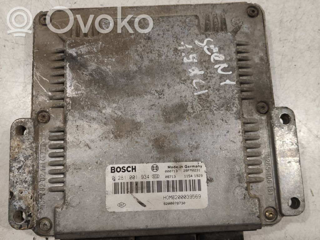 Renault Scenic II -  Grand scenic II Engine control unit/module ECU 