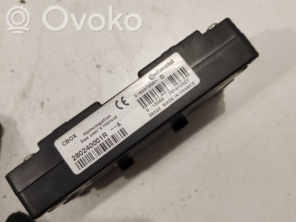 Renault Megane III GPS navigation control unit/module 