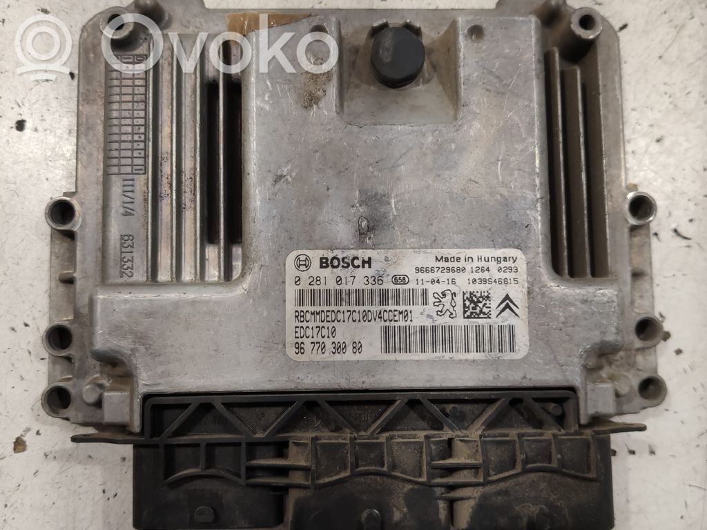 Peugeot 207 Engine control unit/module ECU 