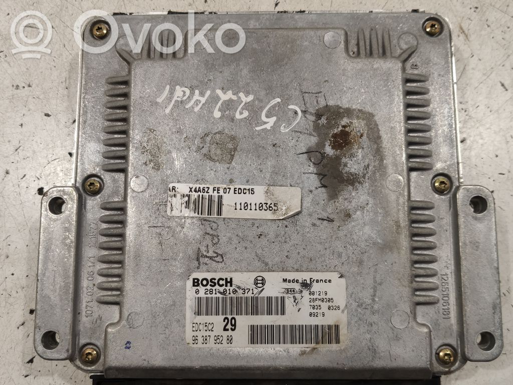 Citroen C5 Engine control unit/module ECU 