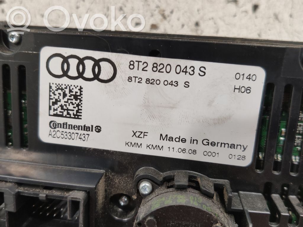 Audi A4 S4 B8 8K Panel klimatyzacji 