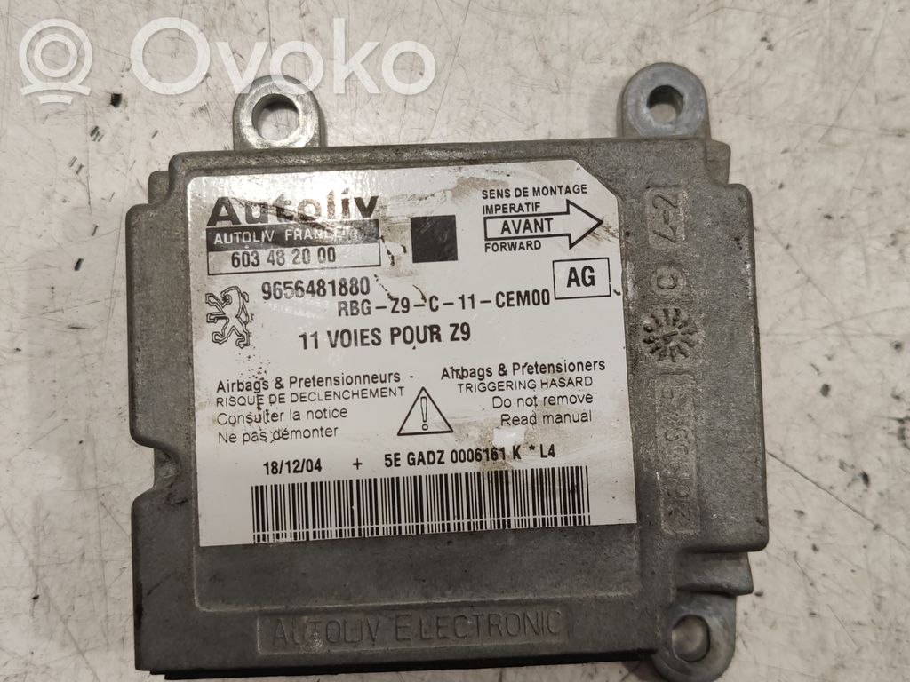 Peugeot 607 Airbag control unit/module 