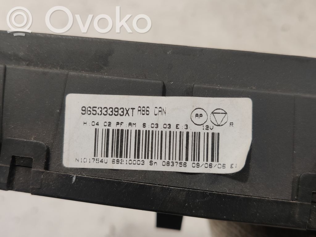 Citroen C2 Climate control unit 