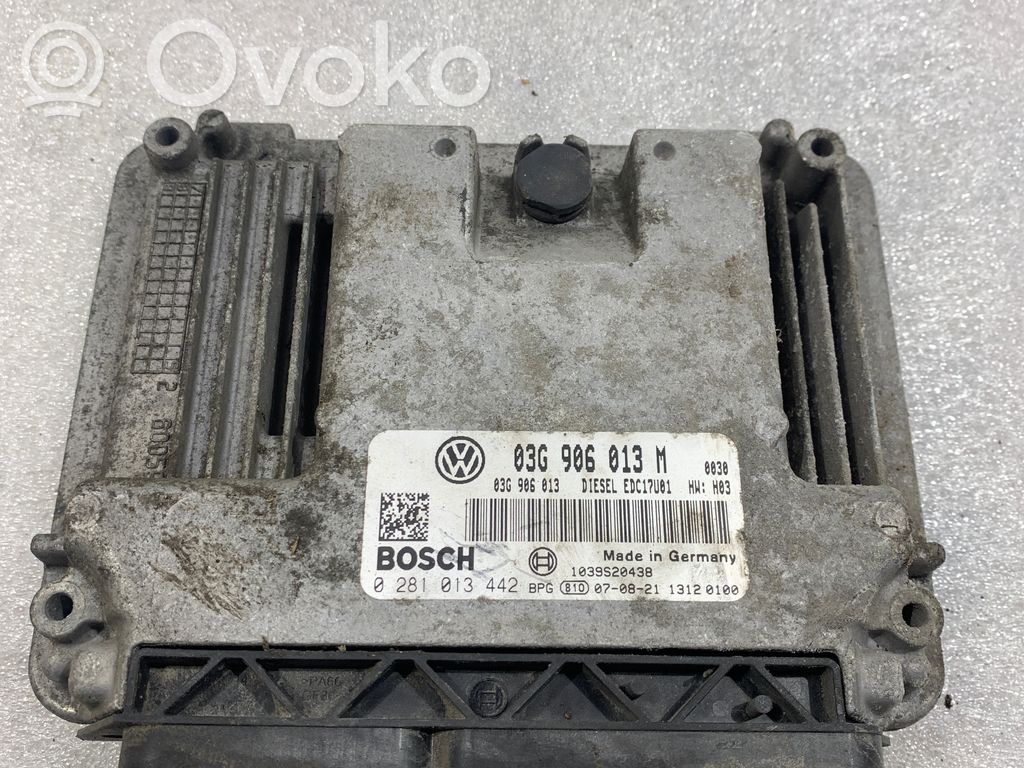 Skoda Fabia Mk2 (5J) Engine control unit/module 