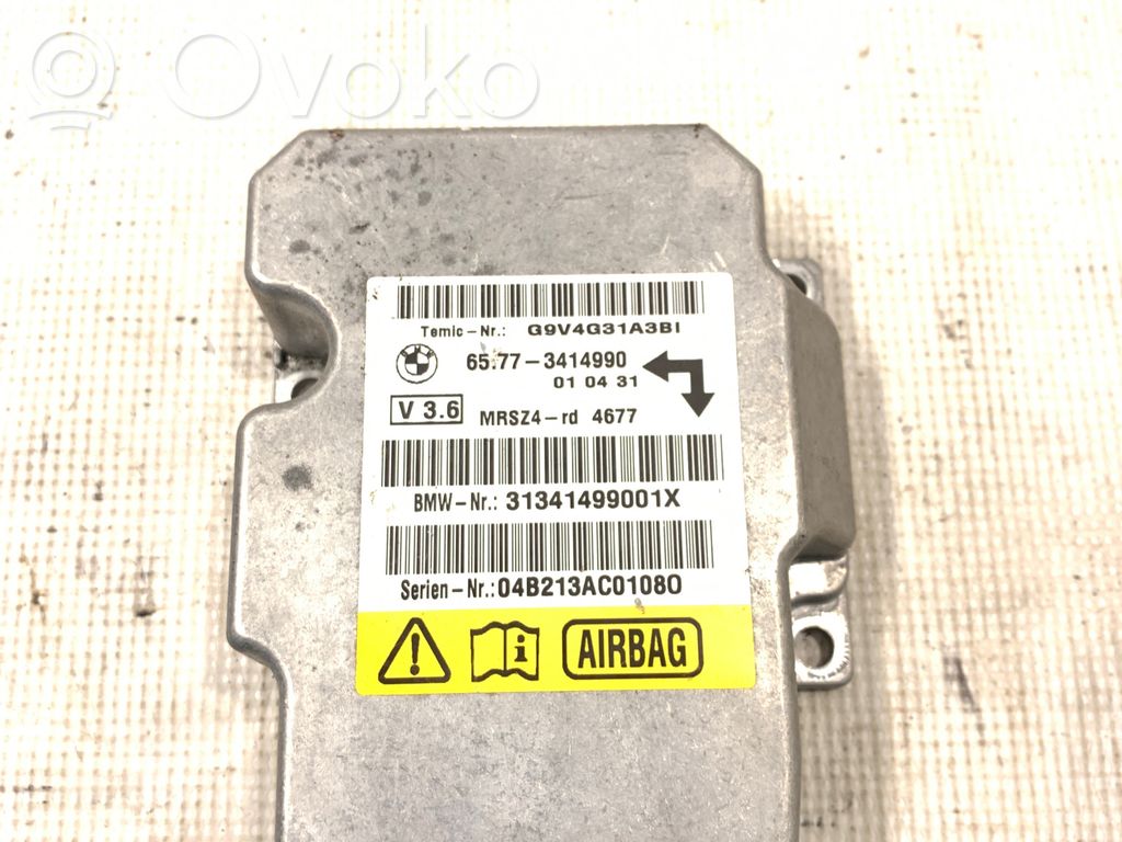Airbag control unit/module   31341499001X,04B213AC01080,65773414990,09V4031A3BT