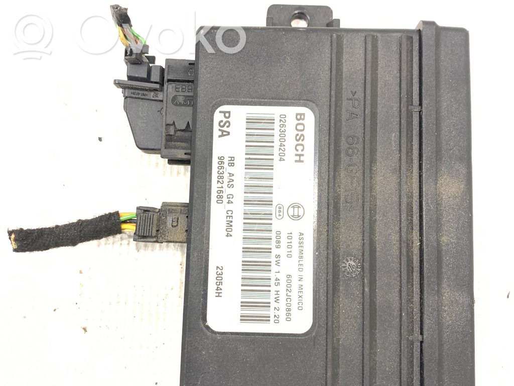 Peugeot 308 Parking PDC control unit/module 