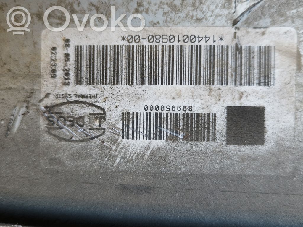 Toyota Proace Intercooler radiator 