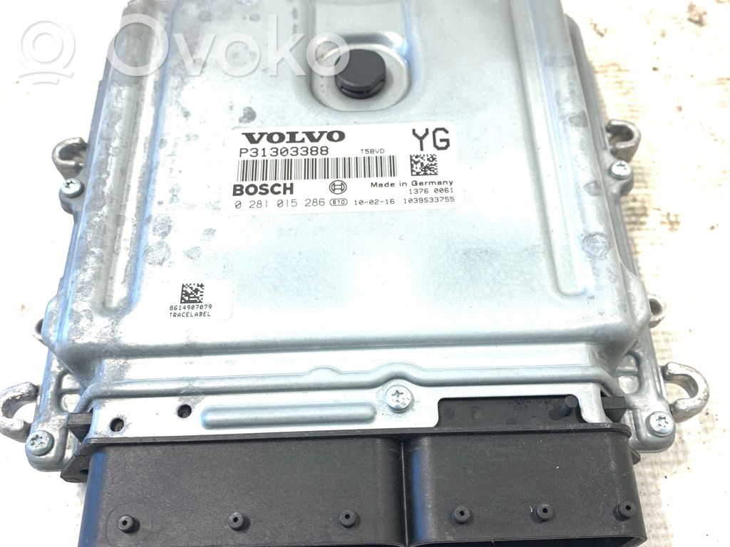 Engine control unit/module   P31303388,0281015286,1039S00755