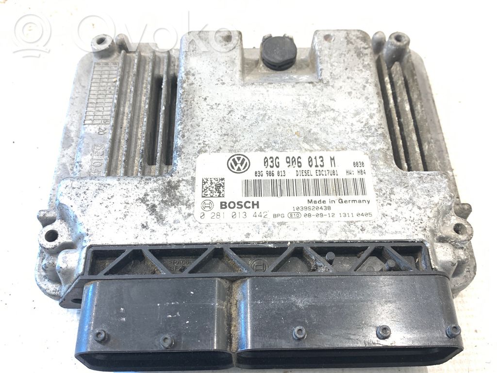 Skoda Fabia Mk2 (5J) Engine control unit/module 