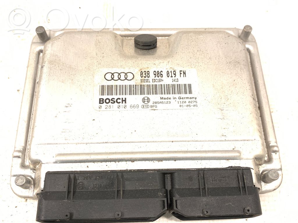 Audi A4 S4 B6 8E 8H Engine control unit/module 