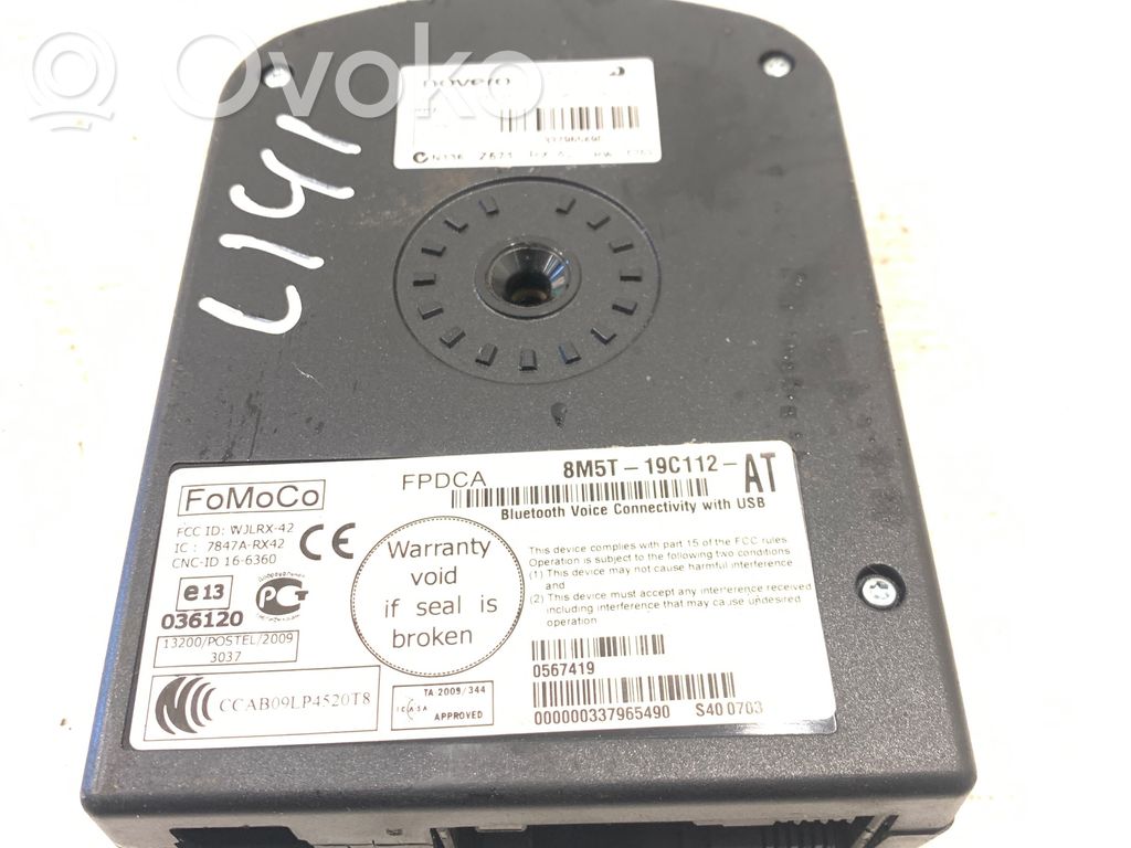 Fiat Doblo Bluetooth control unit module 