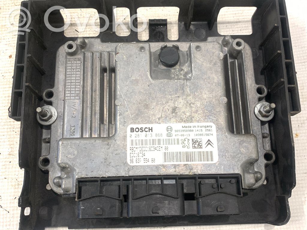 Peugeot 207 Engine control unit/module 