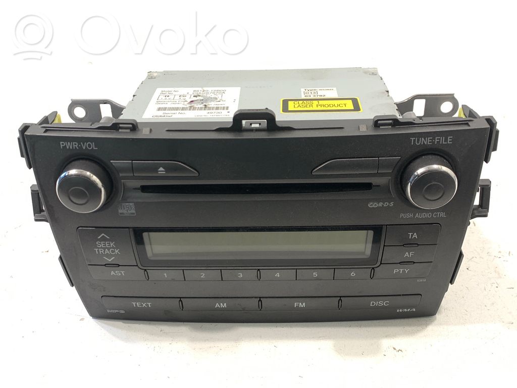 Toyota Corolla E140 E150 Radio / CD/DVD atskaņotājs / navigācija 