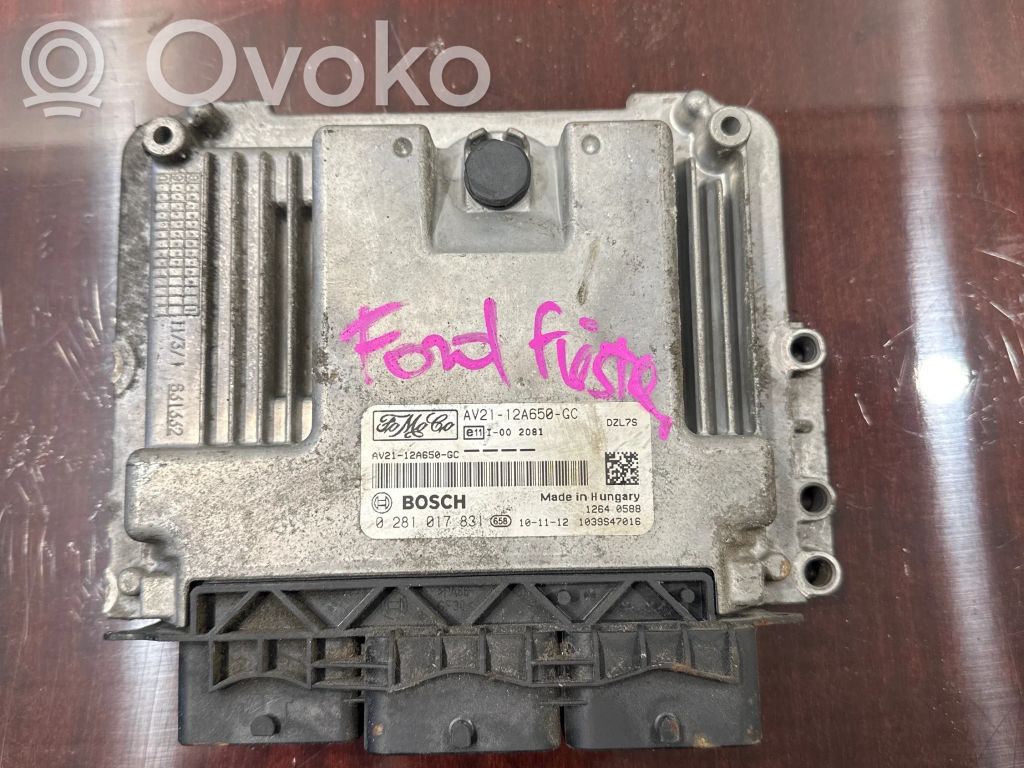Ford Fiesta Engine control unit/module 