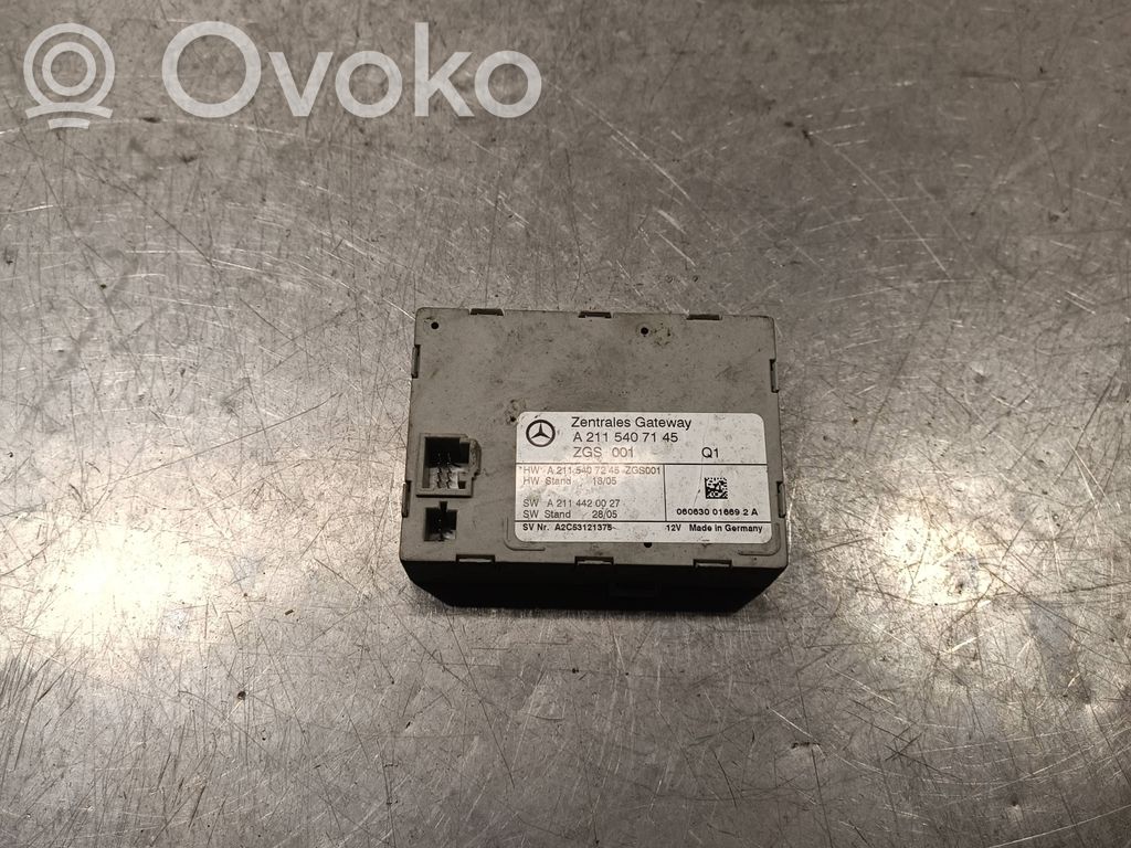 Mercedes-Benz E W211 Módulo de control Gateway 