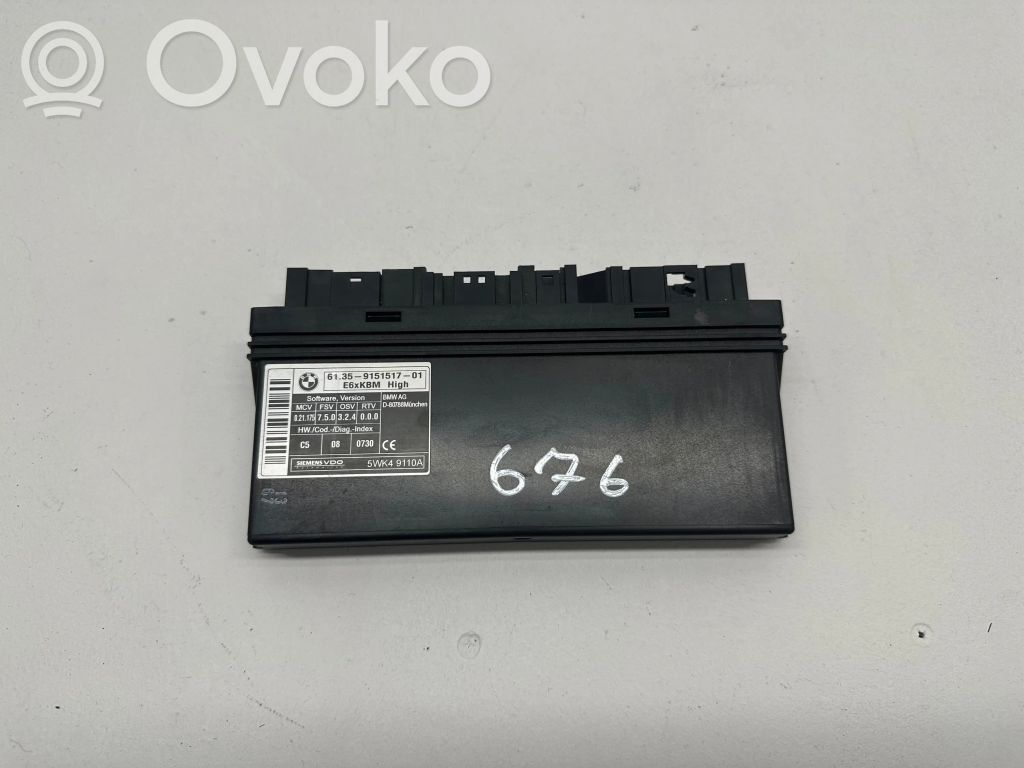 BMW 5 E60 E61 Moduł / Sterownik komfortu 