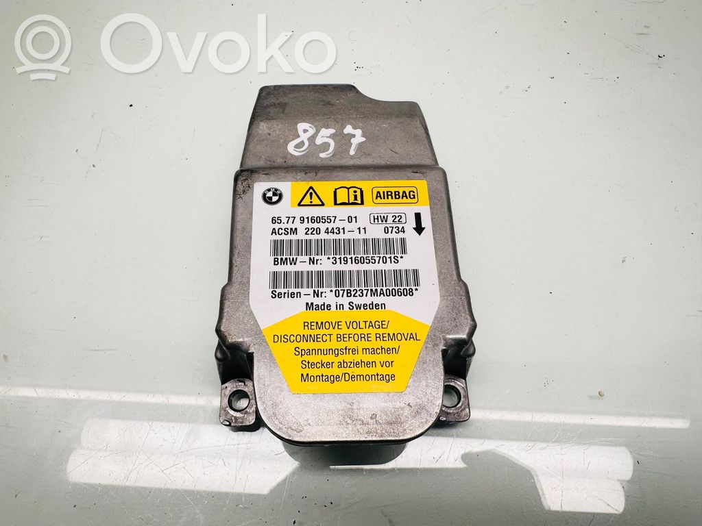 BMW 5 E60 E61 Airbag control unit/module 