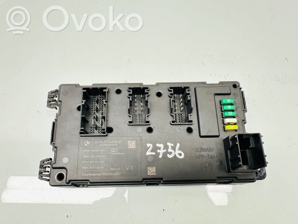 BMW 3 F30 F35 F31 Modul confort 