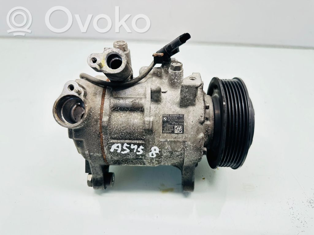 BMW 3 F30 F35 F31 Kompresor / Sprężarka klimatyzacji A/C 