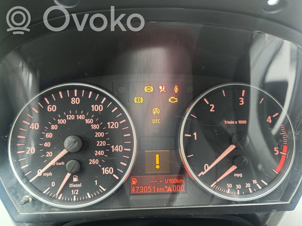 BMW 3 E90 E91 Speedometer (instrument cluster) 