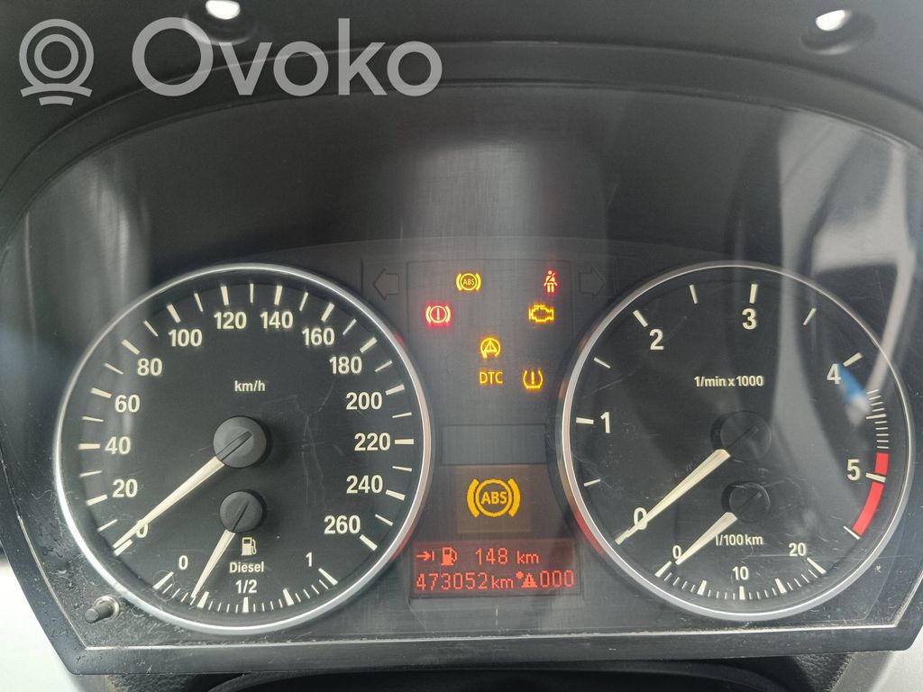 BMW 3 E90 E91 Geschwindigkeitsmesser Cockpit 