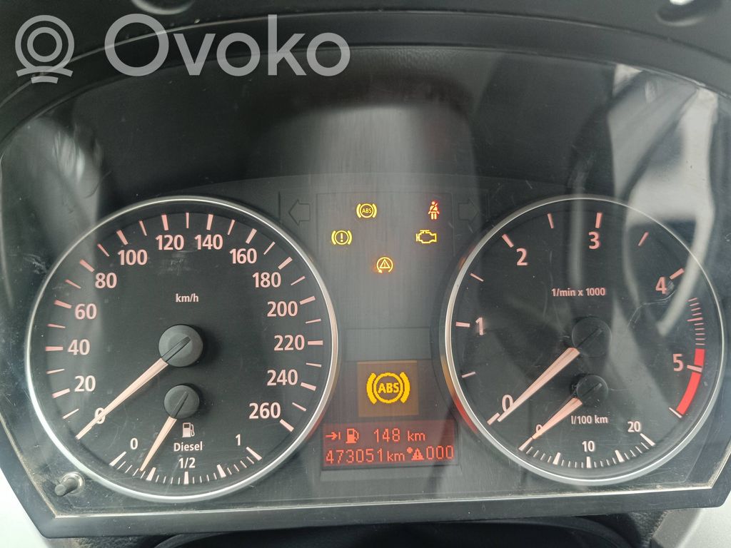 BMW 3 E90 E91 Speedometer (instrument cluster) 