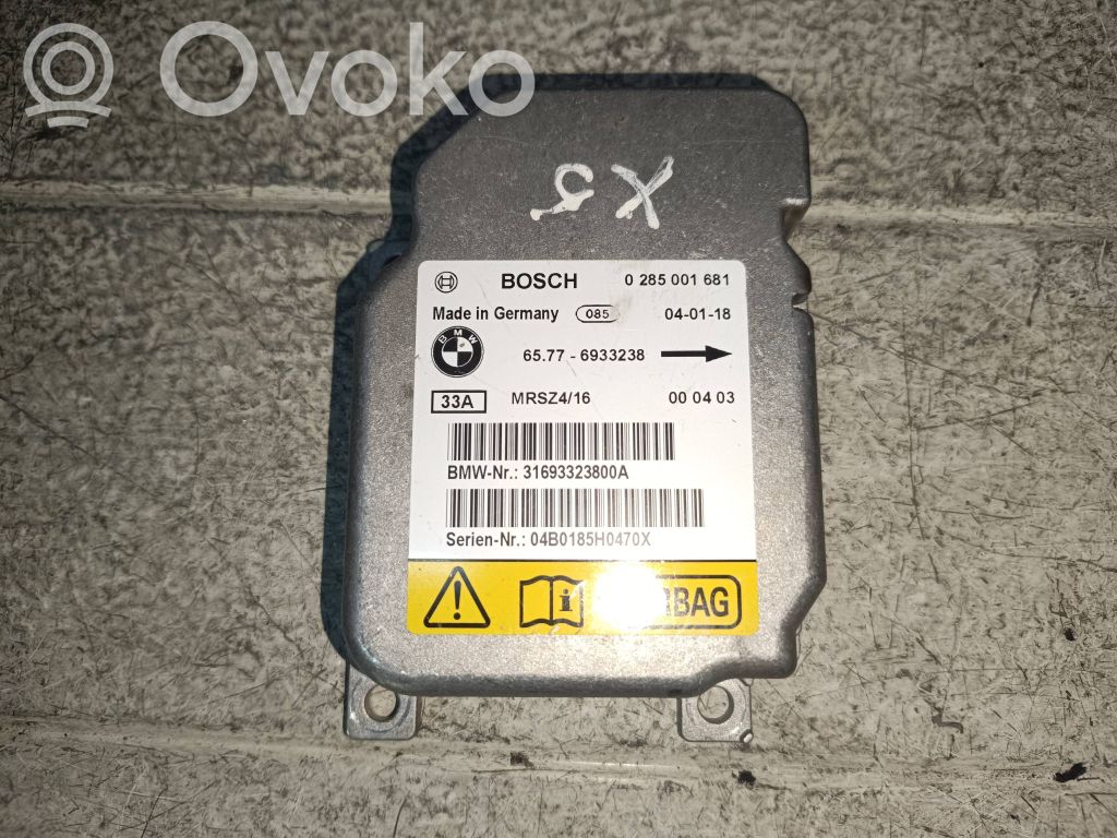 Airbag control unit/module   6933238