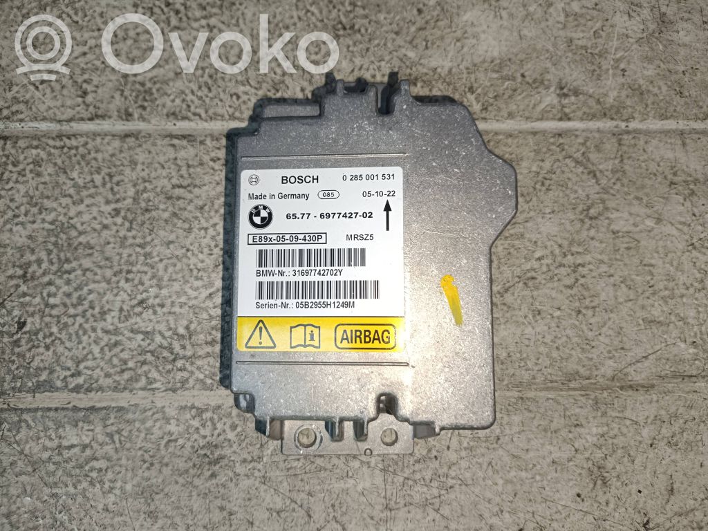 BMW 3 E90 E91 Unidad de control/módulo del Airbag 