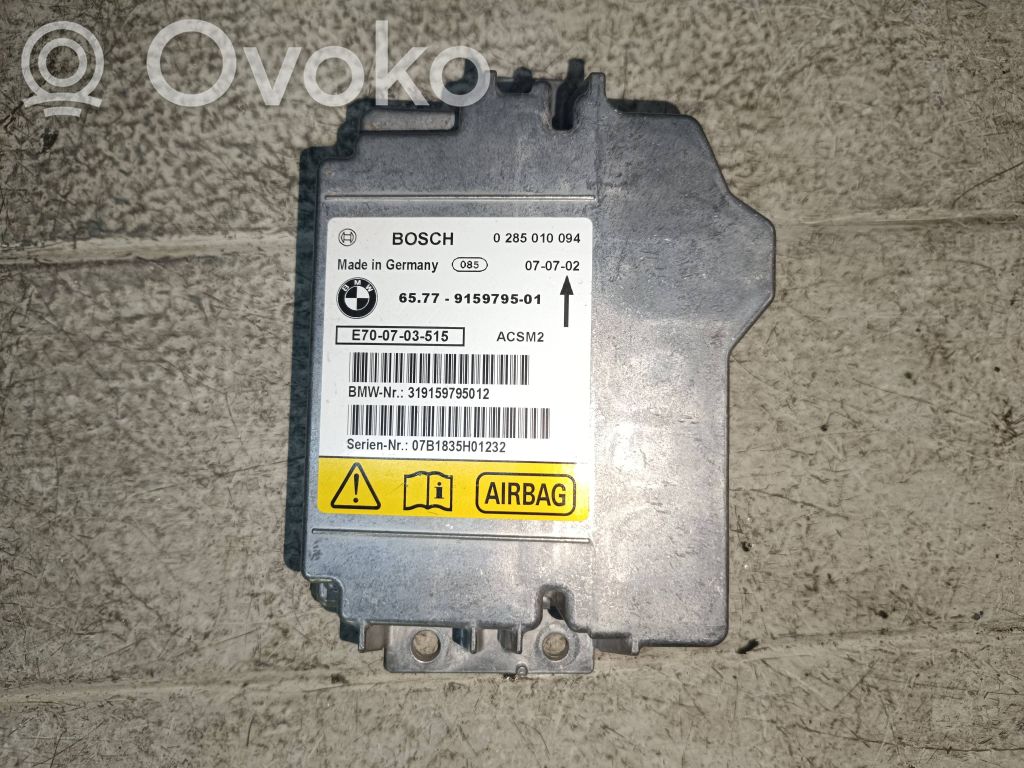 BMW X5 E70 Airbag control unit/module 