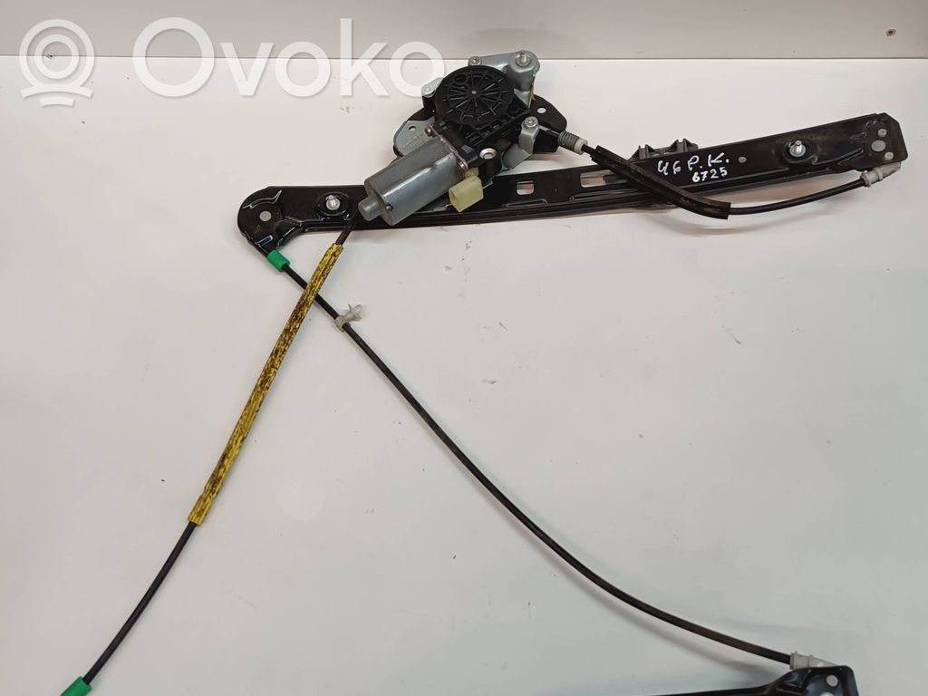 Front door window regulator with motor   6725