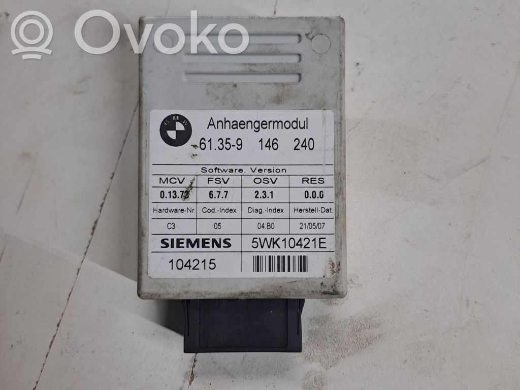 BMW 5 E60 E61 Sterownik / Moduł haka holowniczego 