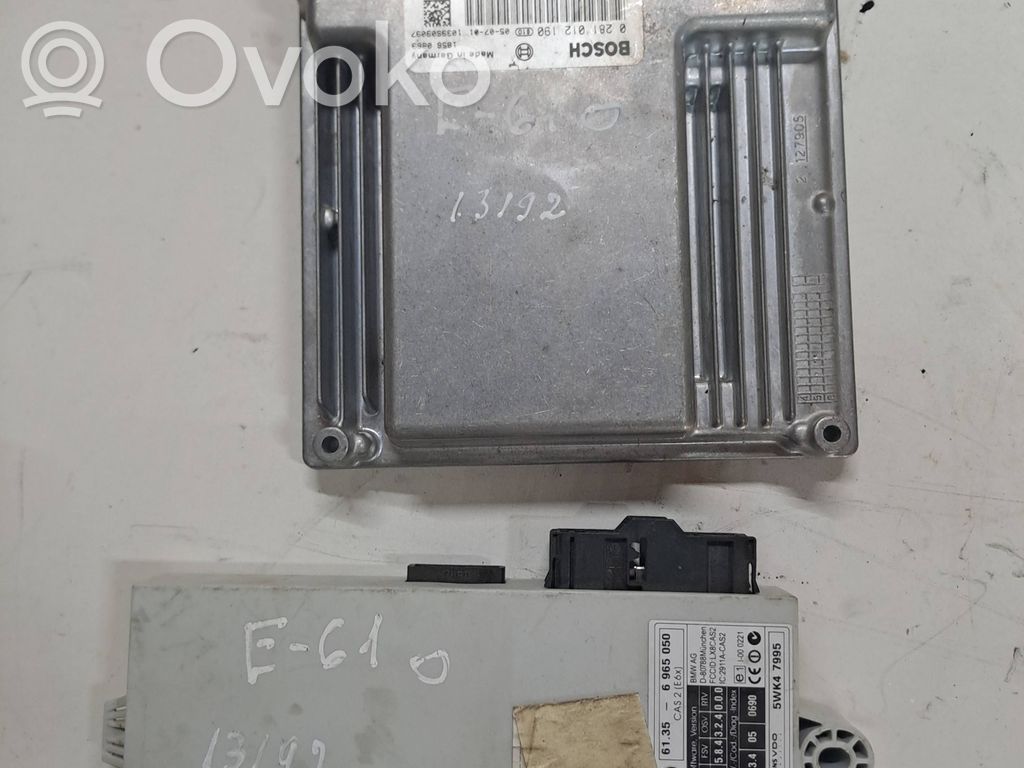 BMW 5 E60 E61 Kit cu ECU motor și set închidere uși 