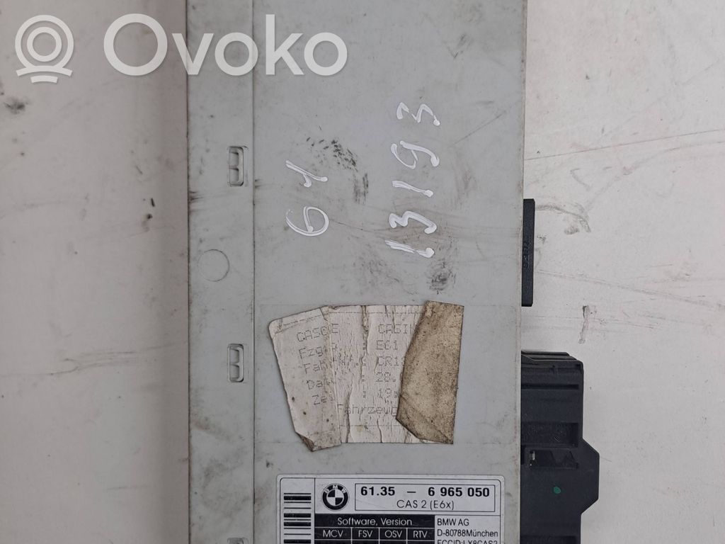 BMW 5 E60 E61 Unitate/modul de comandă CAS 