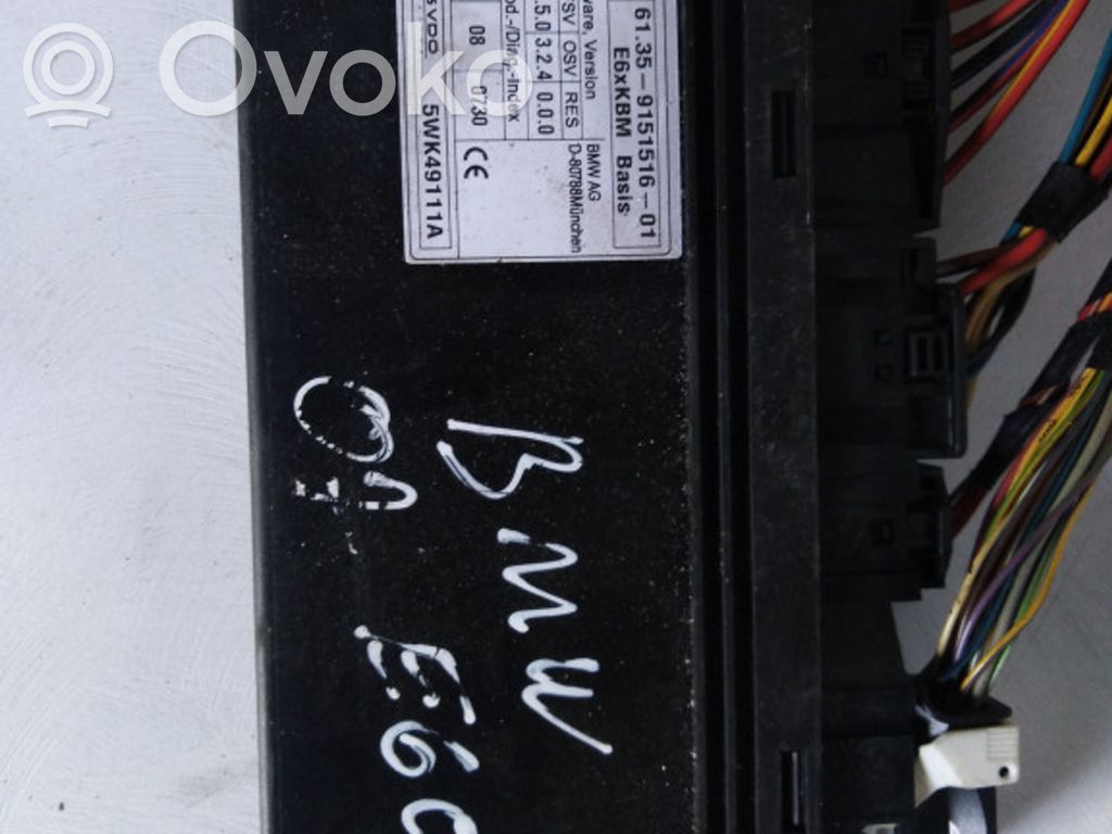 BMW 5 E60 E61 Komforto modulis 