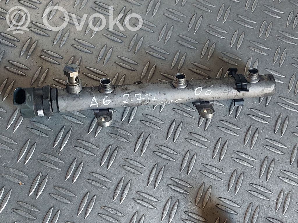 Audi A6 S6 C6 4F Fuel main line pipe 