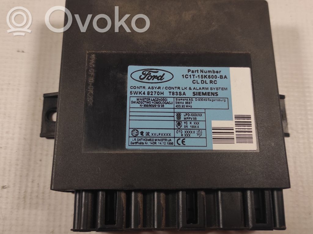 Door central lock control unit/module   1C1T15K600BA