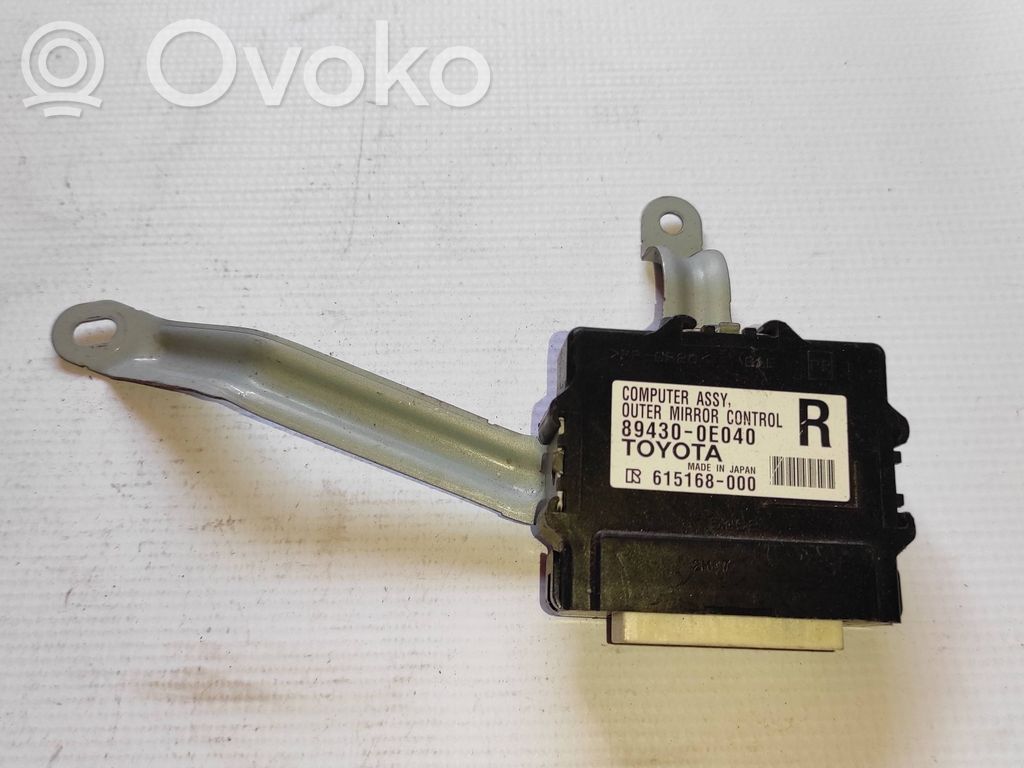Lexus RX 450H Wing mirror control module 