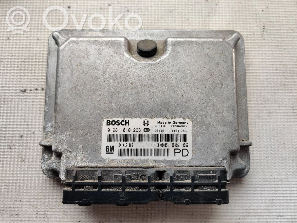 Engine control unit/module   0281010268,24417169,28SA4805