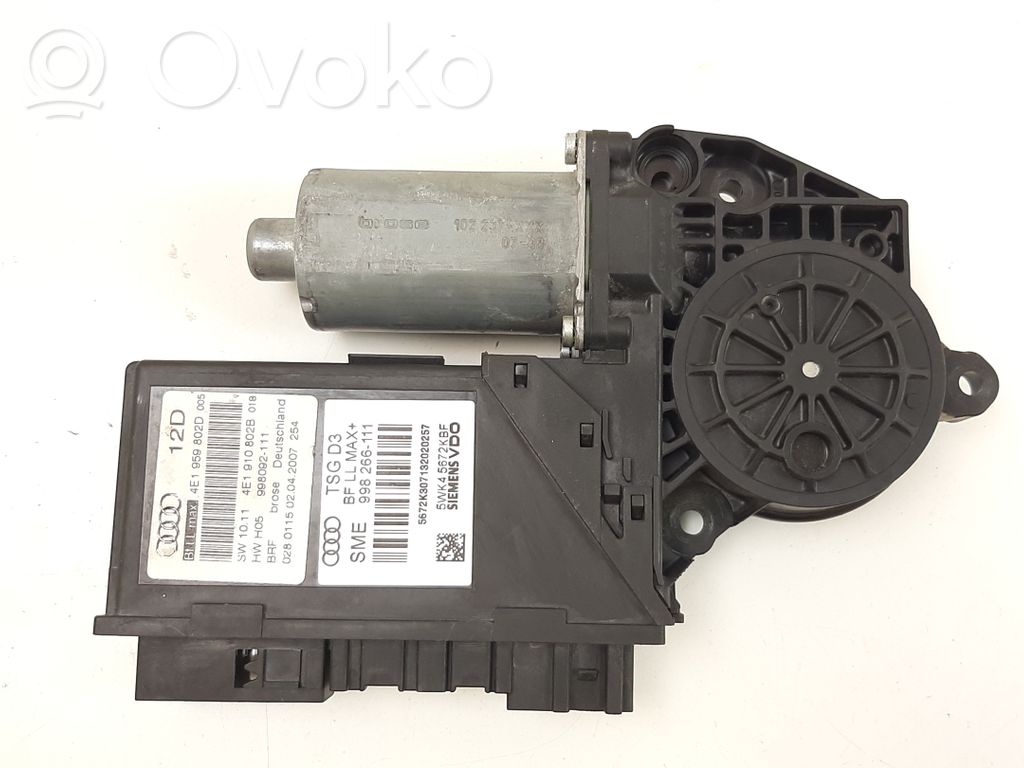 Audi A8 S8 D3 4E Front door window regulator motor 