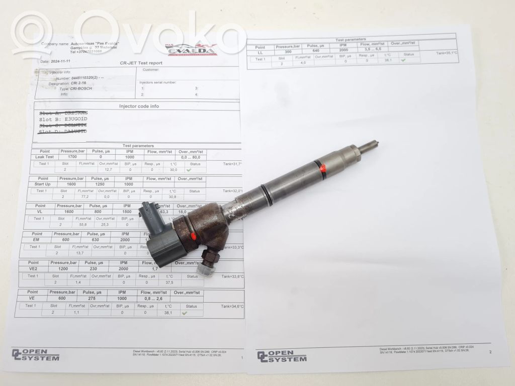 Fuel injector   0445110320,338002A900