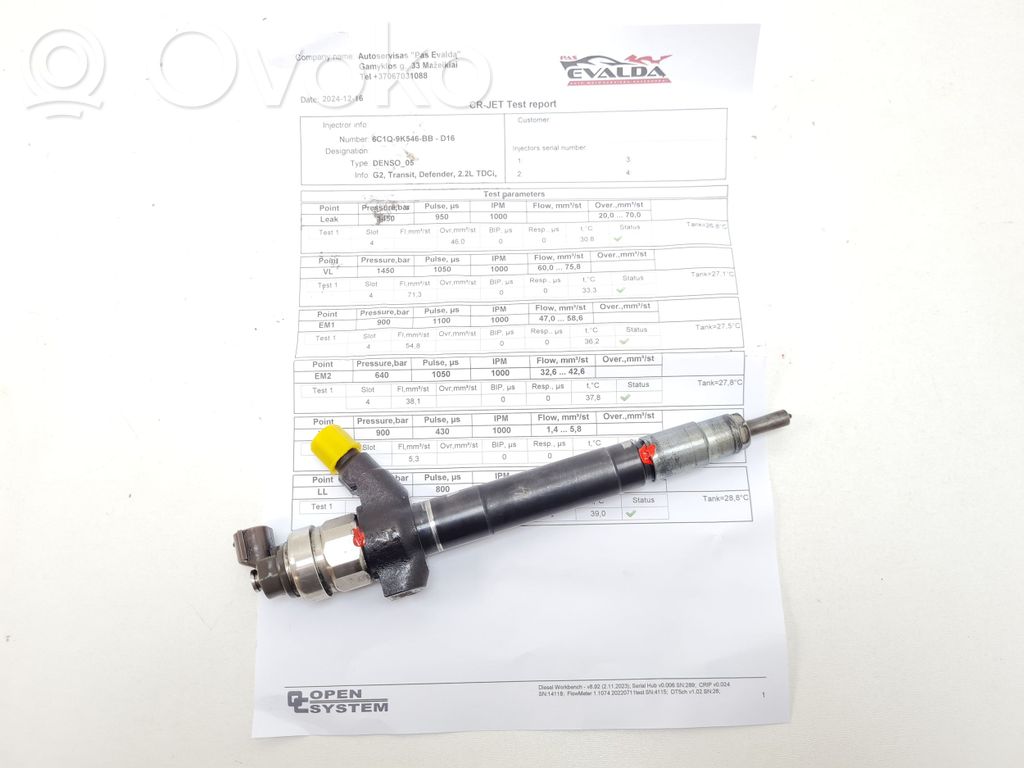 Ford Transit Inyector de combustible 