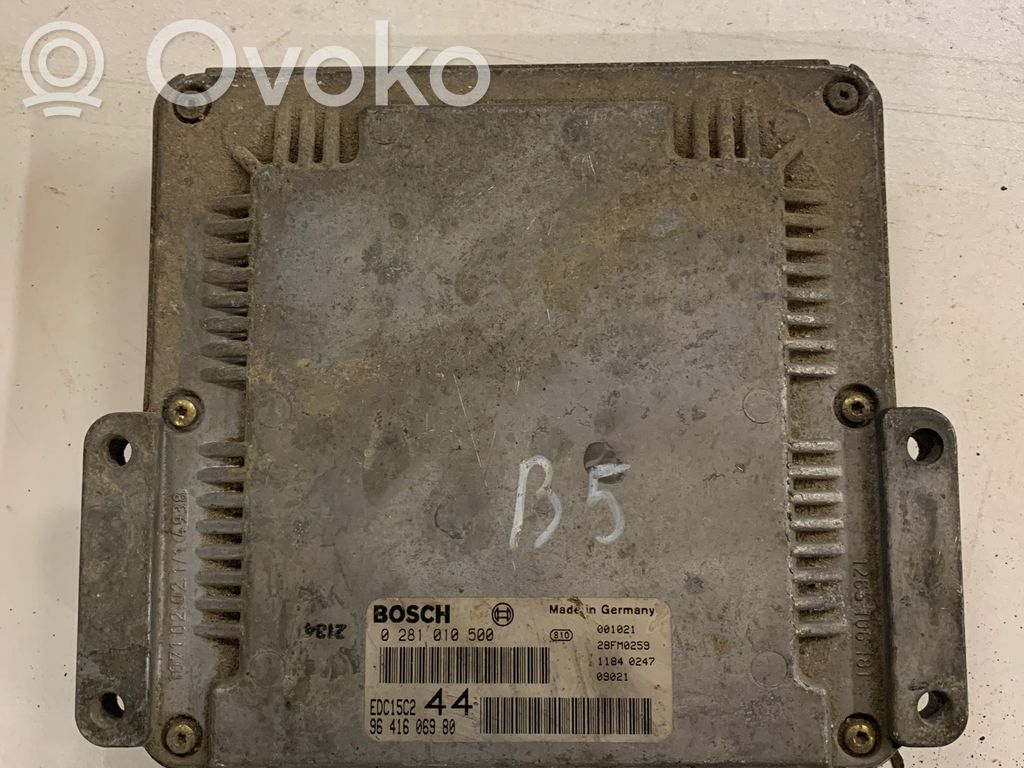 Peugeot 206 Engine control unit/module 