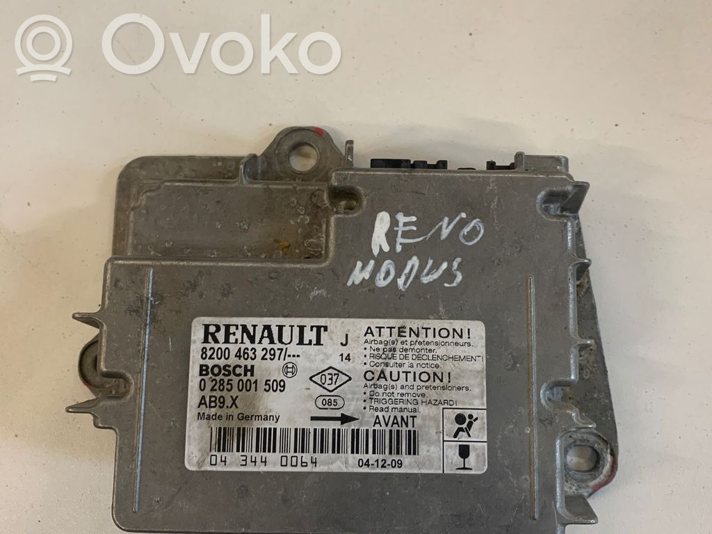 Airbag control unit/module   8200463297,043440064,0285001509