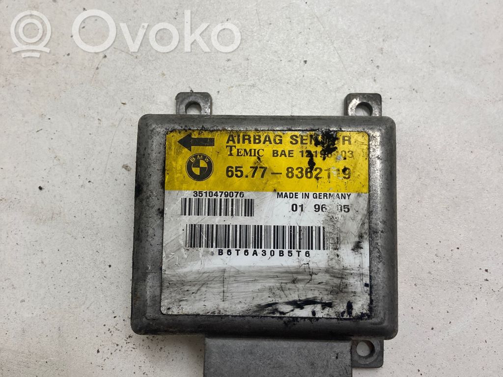 Airbag control unit/module   65778362119,12196203,3510479076