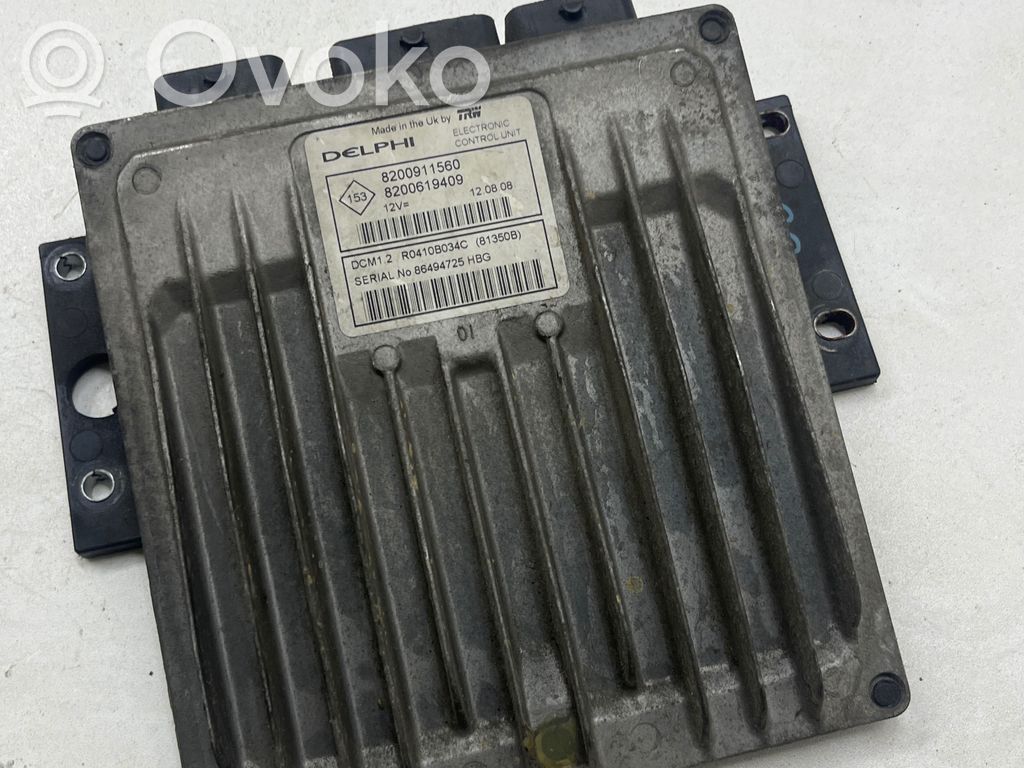 Engine control unit/module   8200911560,8200619409,R0410B034C