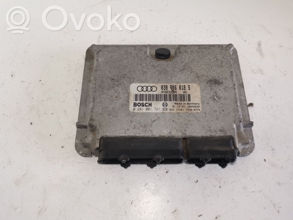 Engine control unit/module   038906018S,0281001721