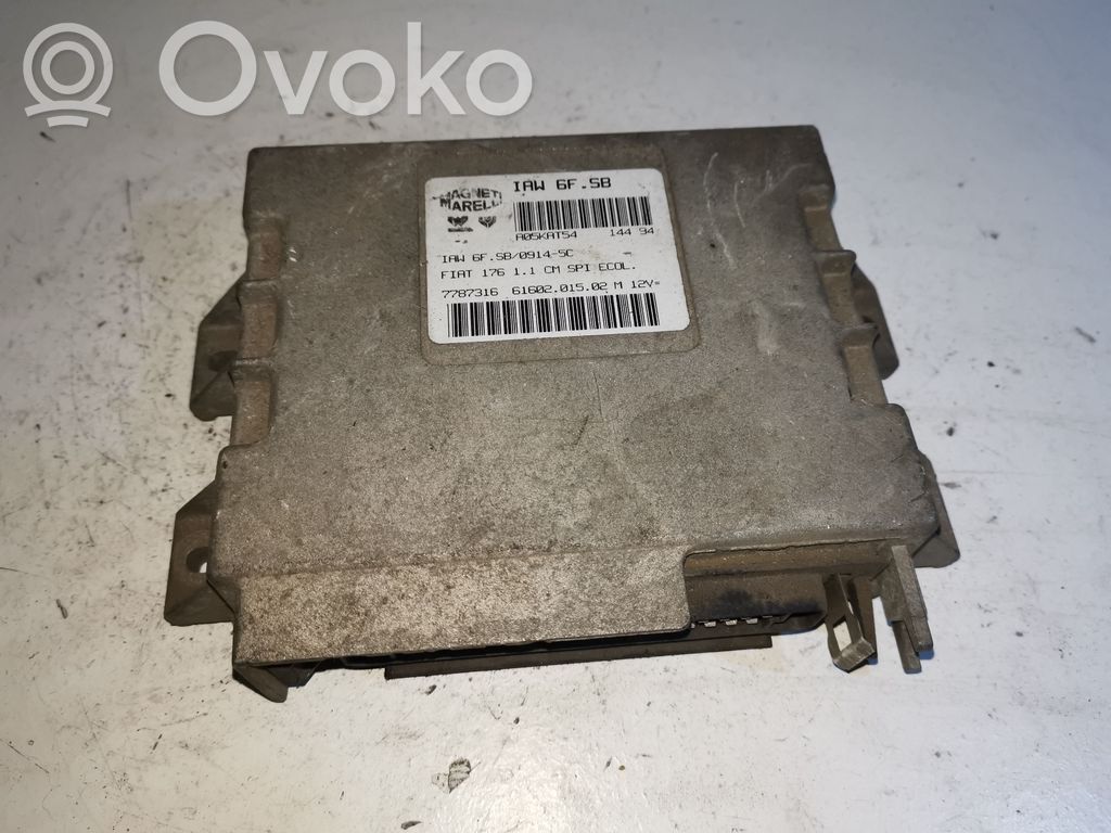 Fiat Punto (176) Engine control unit/module 