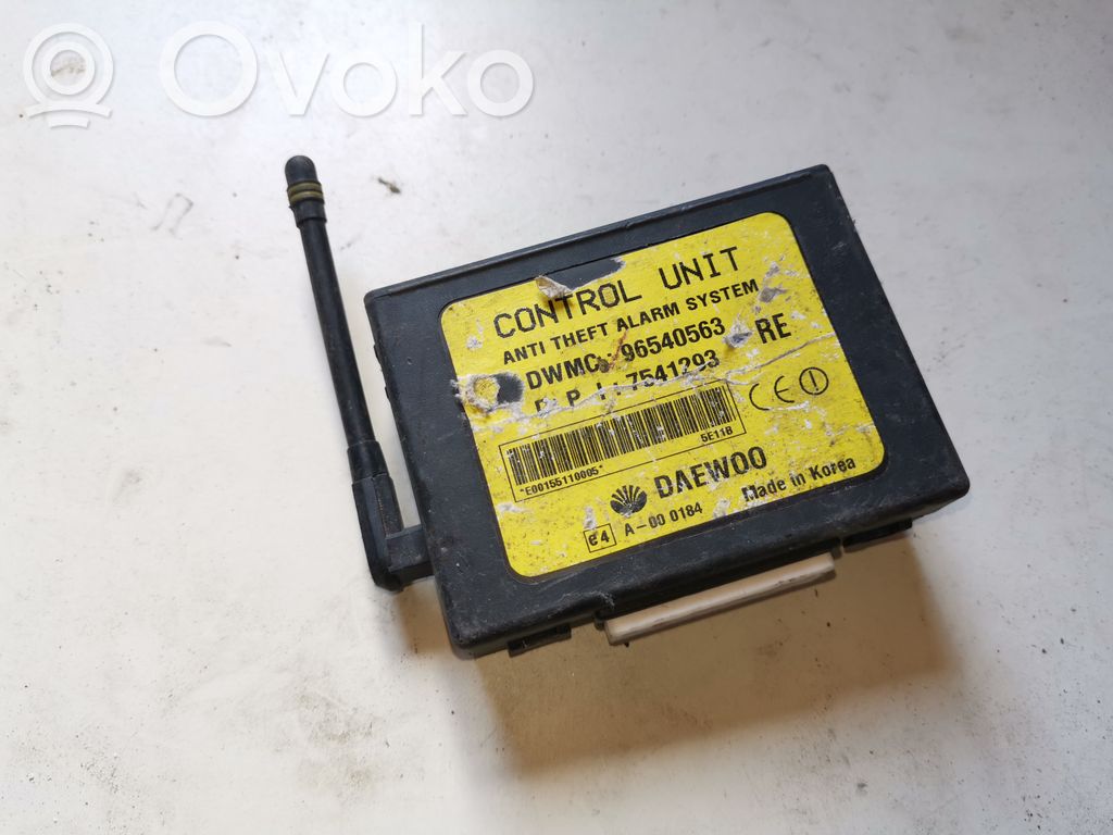 Chevrolet Kalos Other control units/modules 