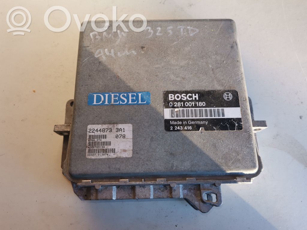 BMW 5 E34 Variklio valdymo blokas 