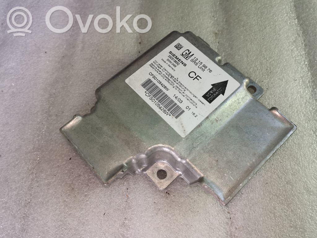 Opel Vectra C Airbag control unit/module 